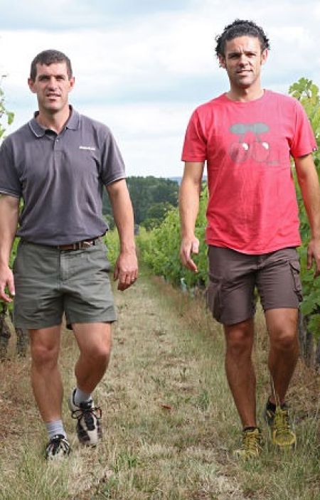 Bertrand et Vincent Marchesseau, vigneron de l'AOC Bourgueil