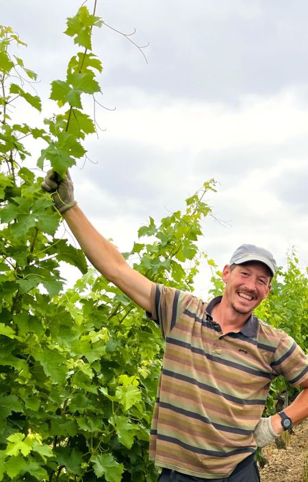 Aurélien Revillot, vigneron de l'AOC Bourgueil